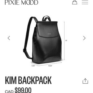 Pixie Mood Kim Backpack, Black